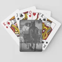 Bringing Home a Horse Behind the Buggy Poker Cards