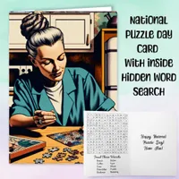 National Puzzle Day is January 29th  Card