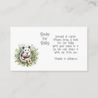 Possum Animal Books for Baby Enclosure Card