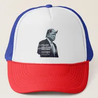 Felon Helping Felons Escape Prison Evil Trump Trucker Hat