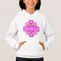 Kindness for Kids in Pink Hoodie