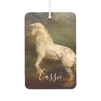 Rearing Horse Monogram Name Air Freshener