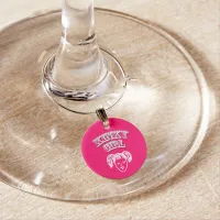 ID Tag 'Kinky Girl' Wine Charm