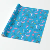 Baby Shark Family Doo Doo Happy Birthday Wrapping Paper