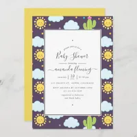 Succulent Heaven Baby Shower Invitation