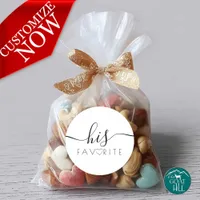 His Favorite Favor Label