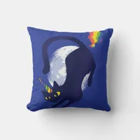 Caticorn Throw Pillow