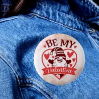 Whimsical Love: Be My Valentine Button