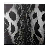 Black Leopard Ceramic Tile Sets