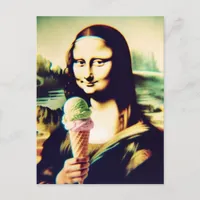 Mona and an ice cream postcard