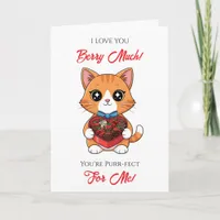 Cute Kawaii Valentine's Day Puns Card