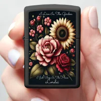 I Live In The Garden Botanical Beauty  Zippo Lighter