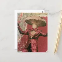 Dancing Mushroom Man Postcard
