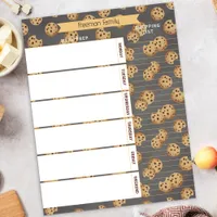 Meal Planner & Grocery List Notepad | Chocolate Ch