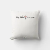 Tis The Season Retro Classic Throw Pillow