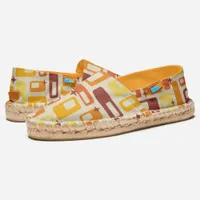 Retro Mod Rectangle and Star Espadrilles