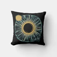 TOTAL SOLAR ECLIPSE OHIO APRIL THROW PILLOW