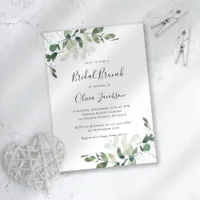 Eucalyptus Bridal Brunch Invitation