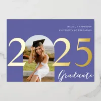 Modern Arch | Foil Photo Graduation Announcement