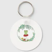 Cottagecore Aesthetic Kawaii Frog Goblincore Cute  Keychain