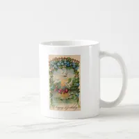 Doves Roses Birthday Coffee Mug