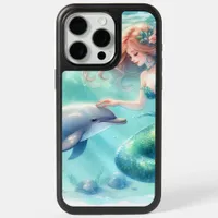 Tropical Ocean undersea Mermaid Dolphin  iPhone 15 Pro Max Case