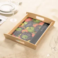 Colorful Tomato & Purple Bell Pepper Medley Serving Tray