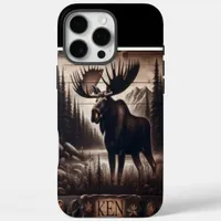 Ken's Moose Wood Art iPhone 16 Pro Max Case