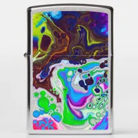 Pour Painting Fluid Art  Zippo Lighter