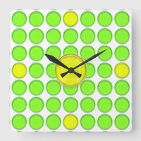 Clock - Green and Yellow dots