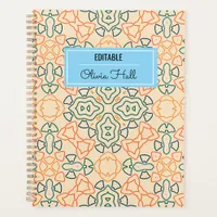 Monogram Back to School Supplies Teachers Planner