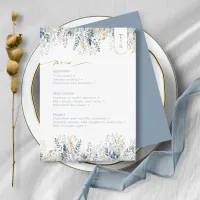 Sweet Floral Wedding Menu ID1045