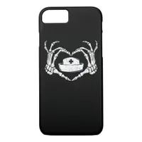 Skeleton Hand Heart - Halloween Costume Nurse iPhone 8/7 Case