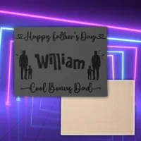 Cool Bonus Dad Happy Father's Day | Doormat