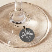 ID Flaky Eccentric Wine Glass Charm