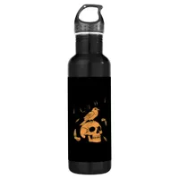 F-Caw-F Humorous Crow Graphic Stainless Steel Water Bottle