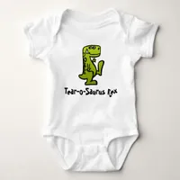 Tear-o-Saurus Rex Charm Baby Bodysuit