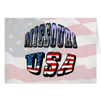 Missouri Picture and USA Text