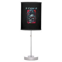 F-Caw-F Crow Humorous Graphic Table Lamp