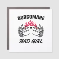 Bgm Bad Girl II - Skeleton Heart Hands   Car Magnet
