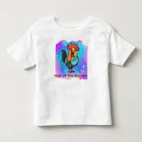 Cute Kawaii Chinese Zodiac Year of the Rooster | Toddler T-shirt