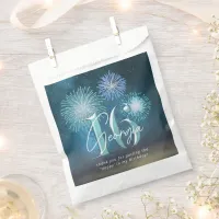 Fireworks Sweet 16 Teal ID984 Favor Bag