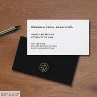 Minimal Attorney Lawyer Legal Business Card