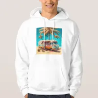 Retro RV and Palm Trees Hoodie