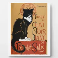 Le Chat Noir et Blanc French Plaque