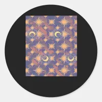 Whimsigoth Wallpaper Classic Classic Round Sticker