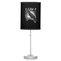 F Caw F Funny Bird Crow Creative Casual Design Table Lamp