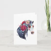 Day of the Dead Horse Card