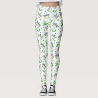 Dragonflies and Dandelions  Leggings