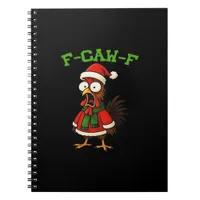 F-Caw-F Chicken Classic Retro Graphic Notebook